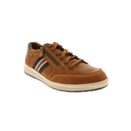 Mephisto lage schoenen cognac