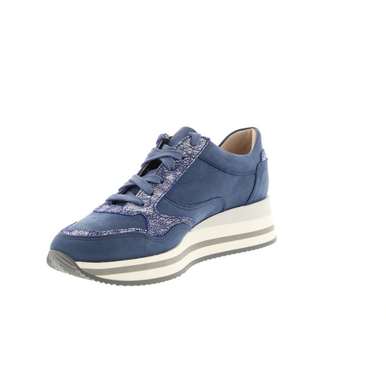 Mephisto chaussures à lacets bleu 3