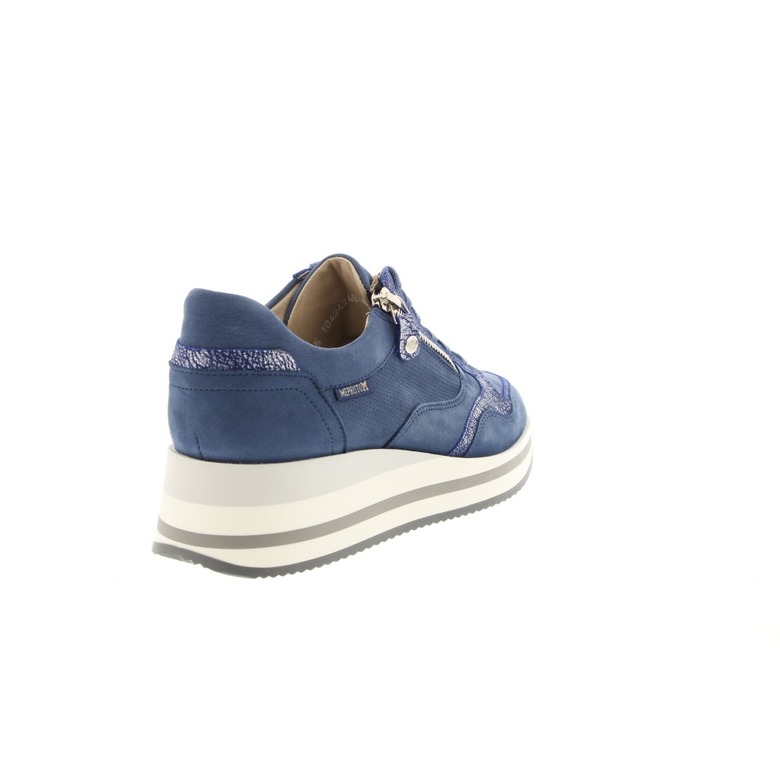 Mephisto chaussures à lacets bleu 4