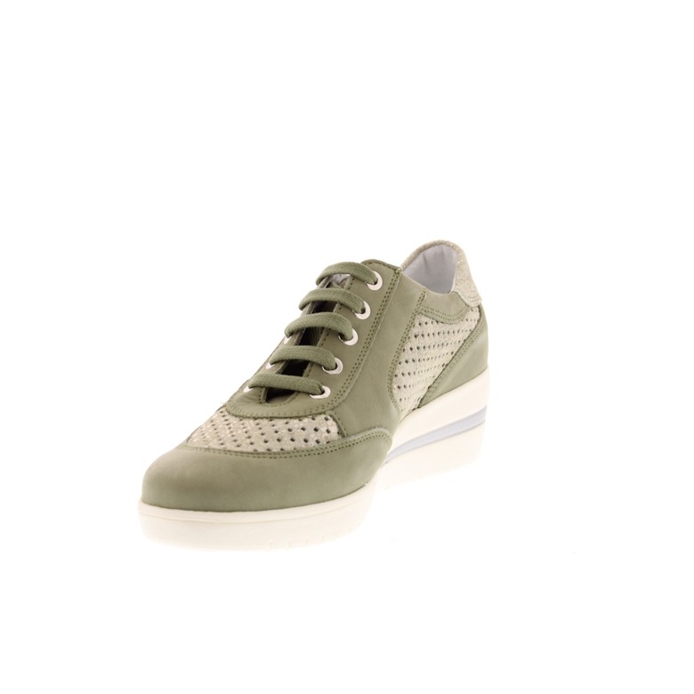Mephisto Mobils low shoes khaki green 3