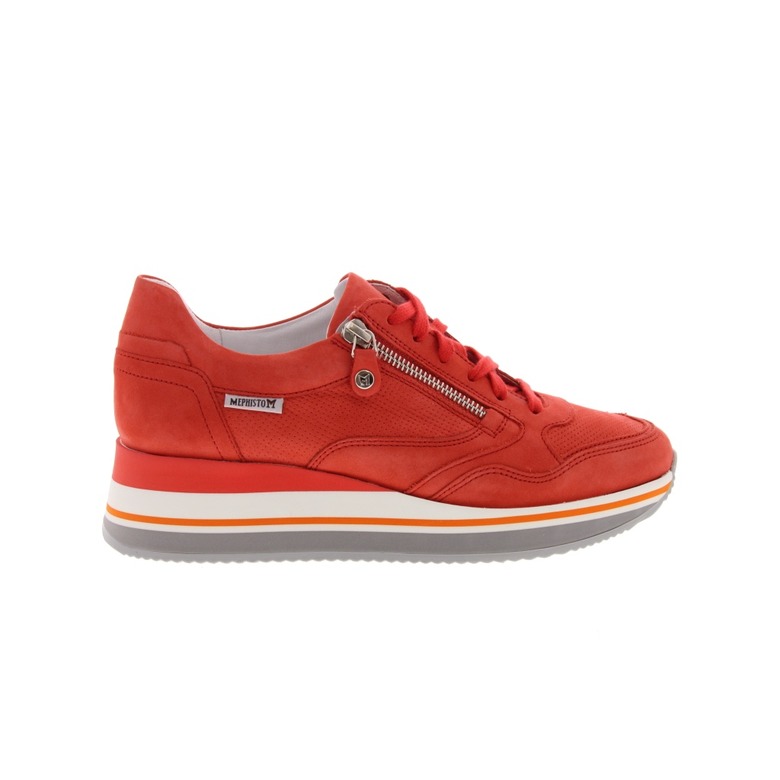 Mephisto chaussures basses rouge