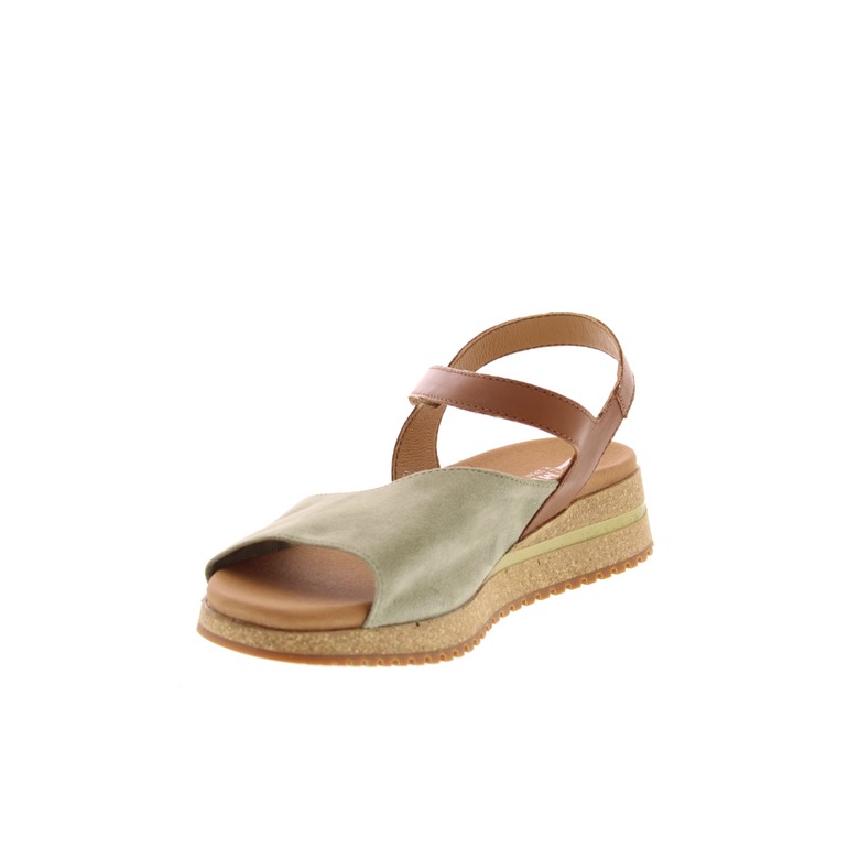 Mephisto sandals khaki green 3