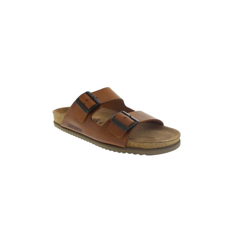 Mephisto lage schoenen cognac 2