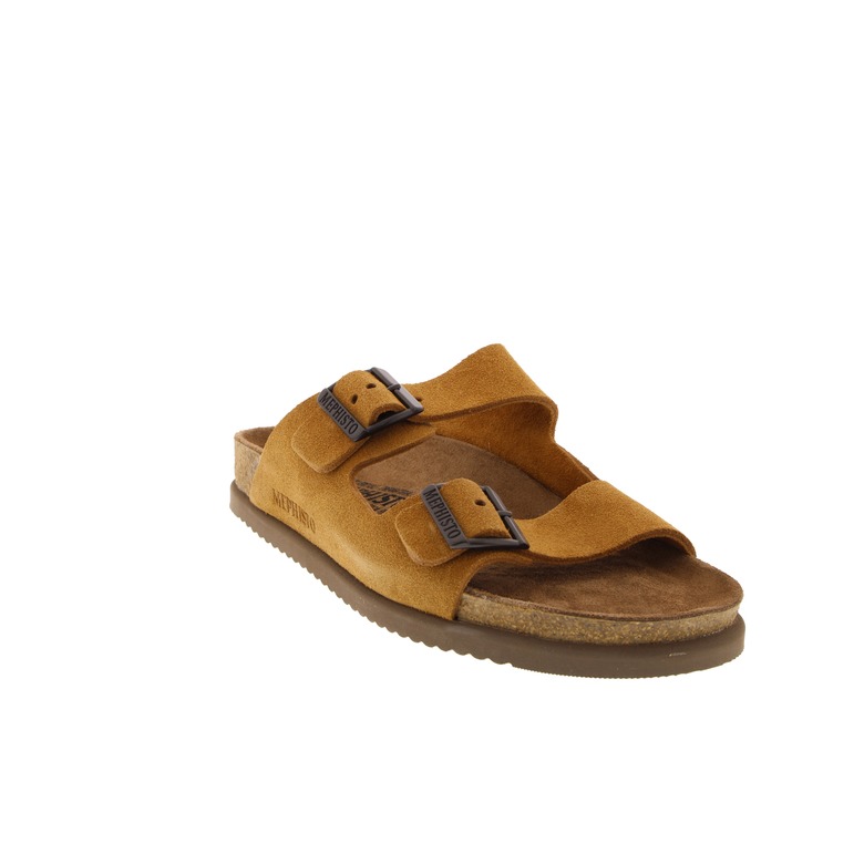 Mephisto slippers cognac 2