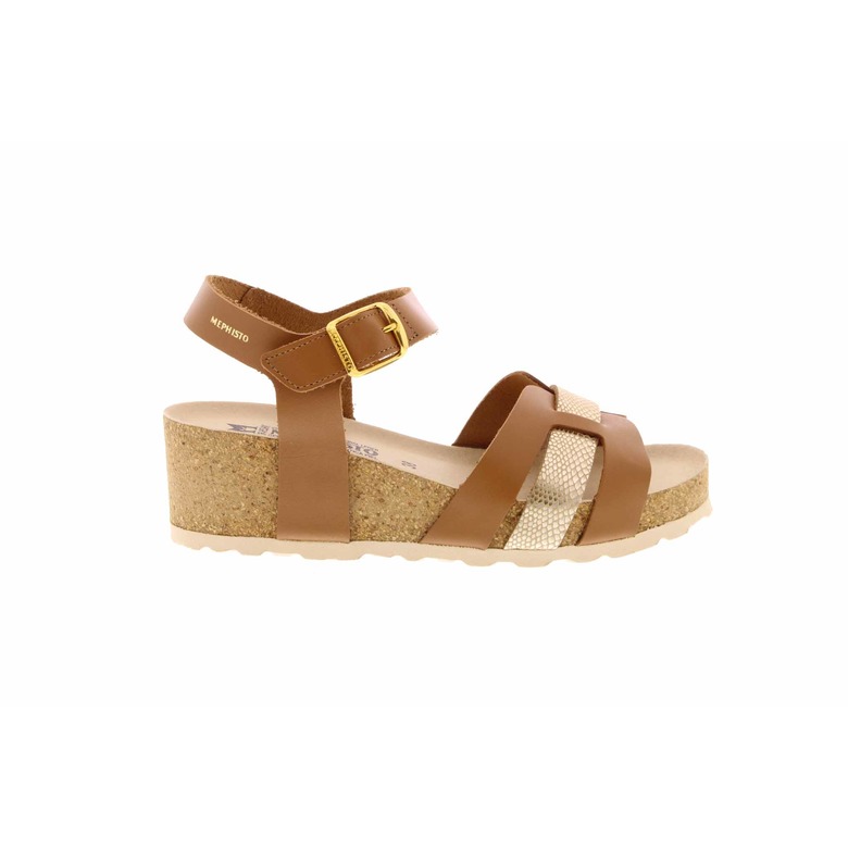 Mephisto sandals cognac