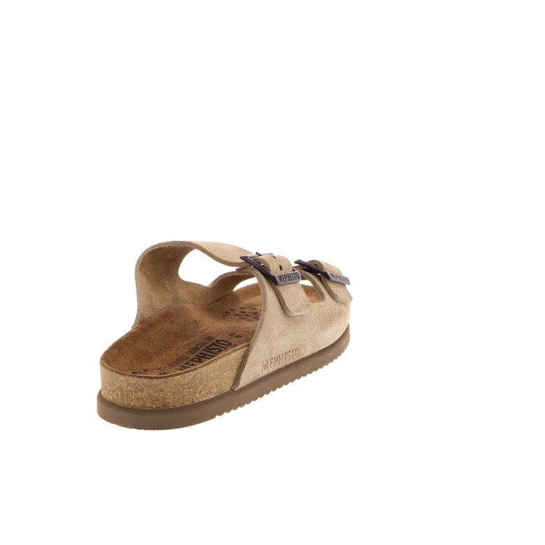 Mephisto thong slippers lightbrown 4
