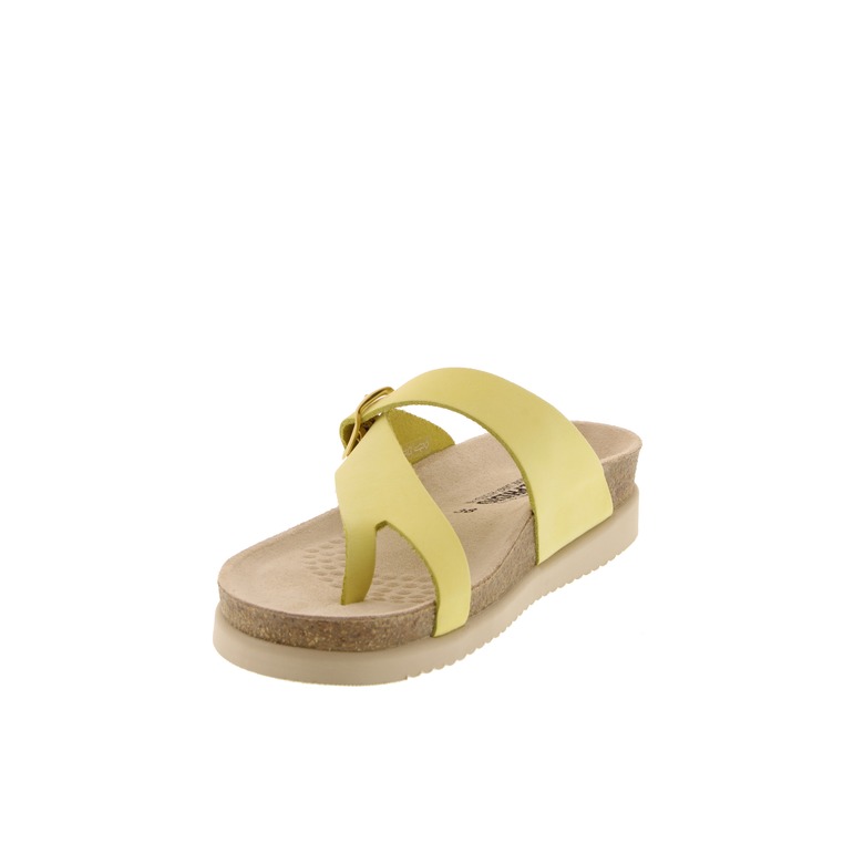Mephisto thong slippers yellow 3