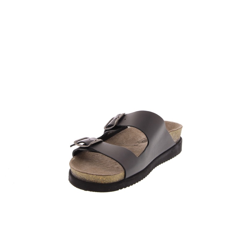 Mephisto thong slippers black 3