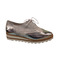 Mephisto lace shoes silver 1