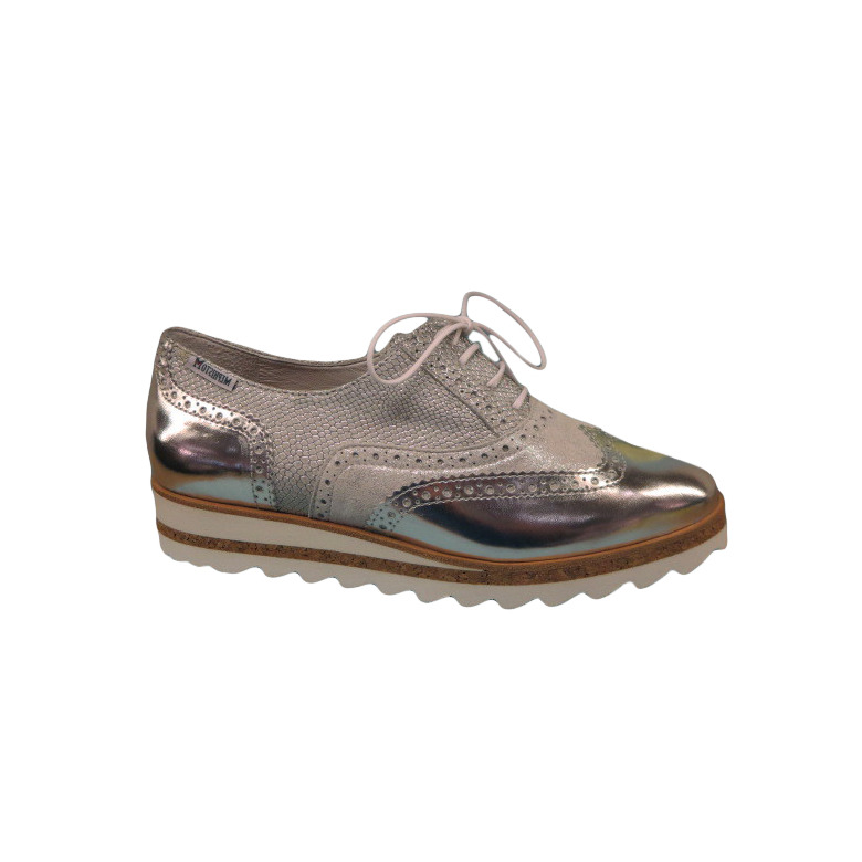 Mephisto lace shoes silver