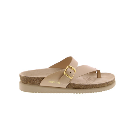 Mephisto thong slippers gold