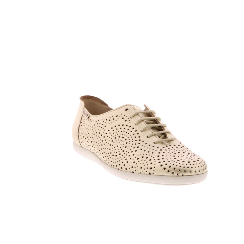 Mephisto chaussures à lacets or 2