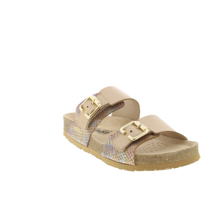 Mephisto thong slippers gold
