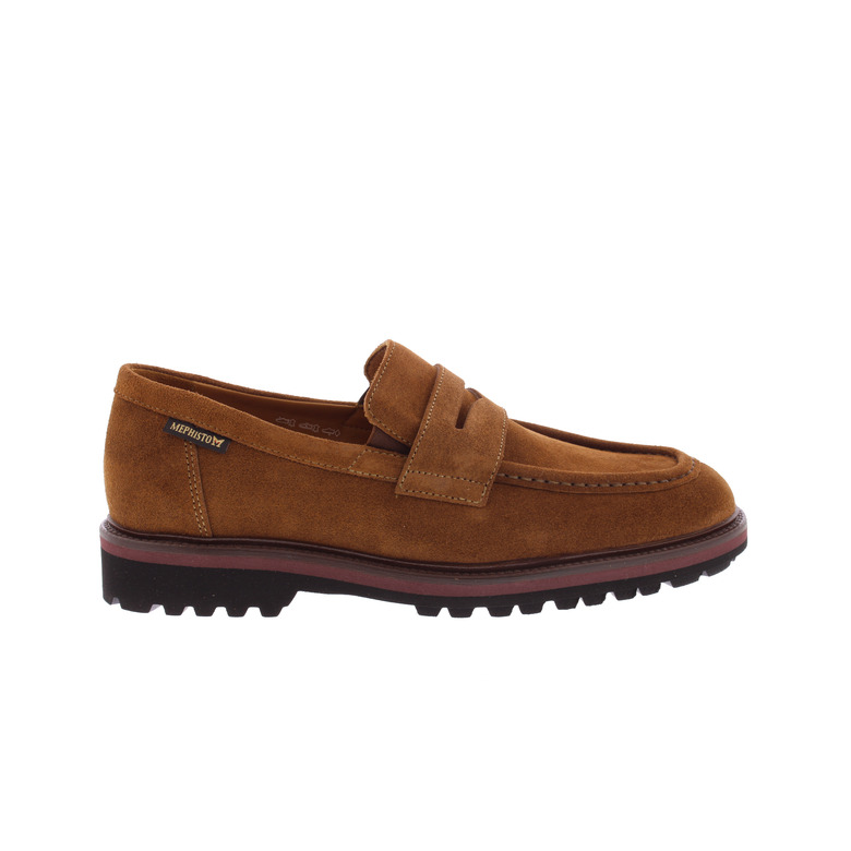 Mephisto lage schoenen cognac