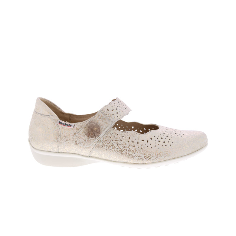Mephisto Mobils velcro schoenen zilver