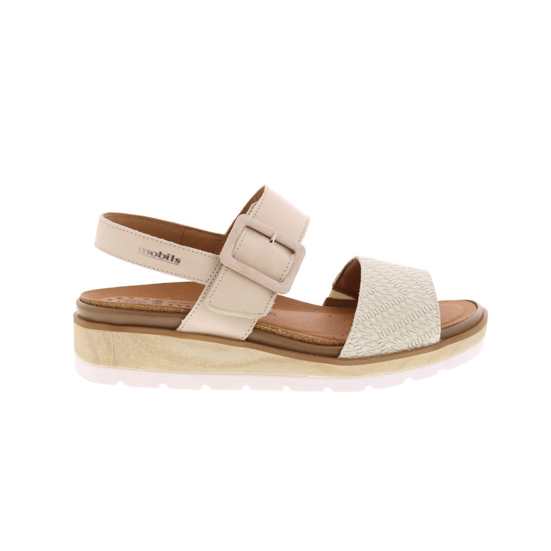 Mephisto Mobils sandalen ecru