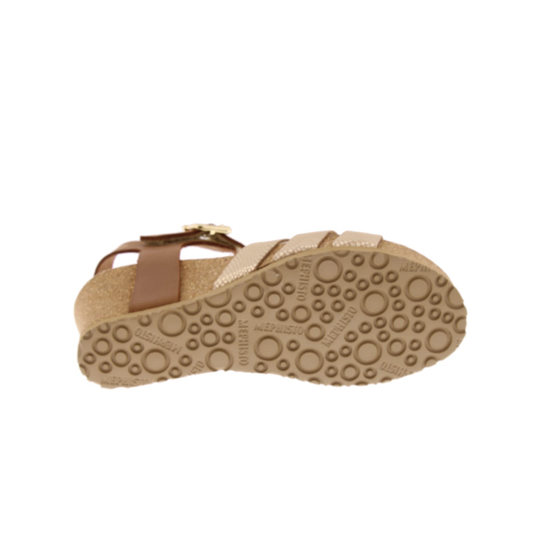 Mephisto sandales cognac 5