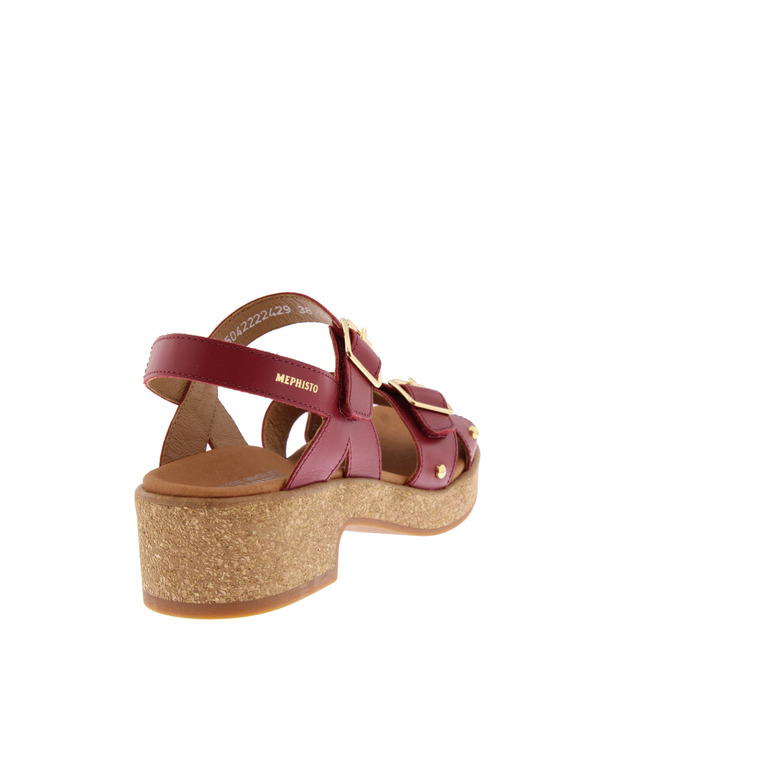 Mephisto sandalen rood 4