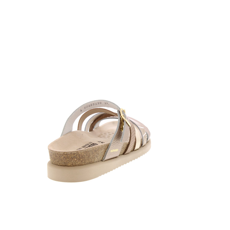 Mephisto thong slippers bronze 4