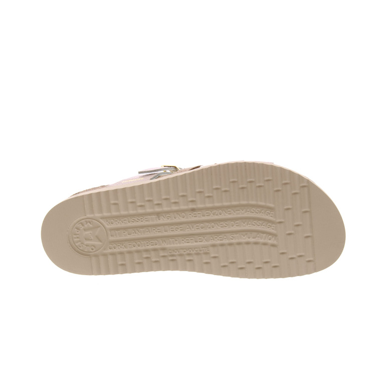 Mephisto thong slippers bronze 5
