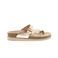 Mephisto thong slippers gold 1