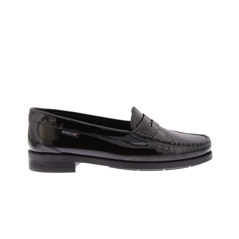Mephisto mokassins & halbschuhe schwarz