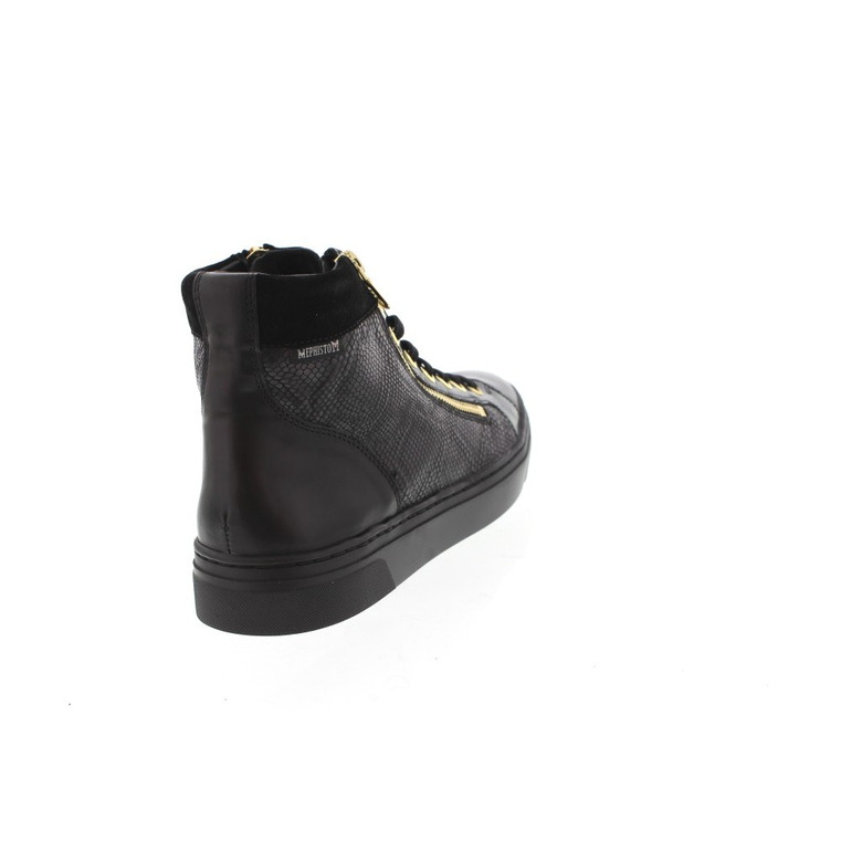 Mephisto veterschoenen zwart 4