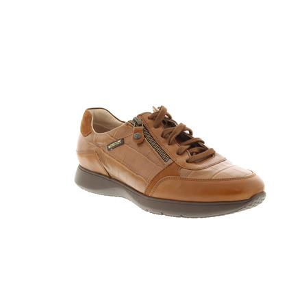 Mephisto lage schoenen cognac