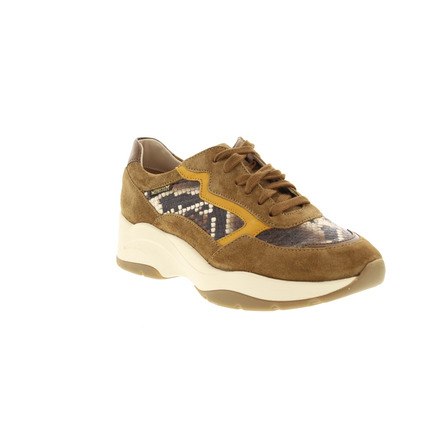 Mephisto lage schoenen cognac