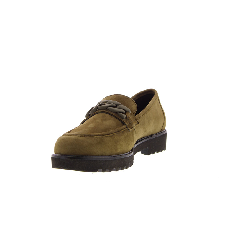 Mephisto moccasins khaki green 3