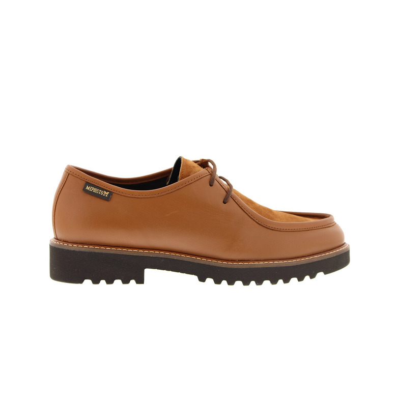 Mephisto chaussures basses cognac