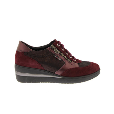 Mephisto Mobils chaussures à lacets bordeaux