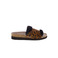 Mephisto thong slippers brown 1