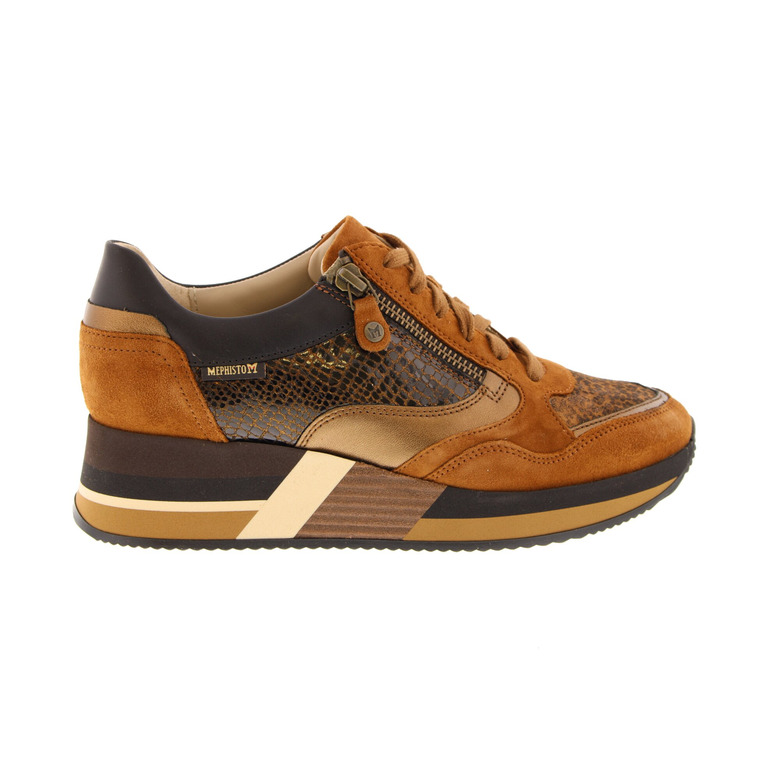 Mephisto niedrige schuhe cognac