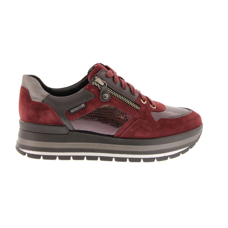 Mephisto low shoes bordeaux