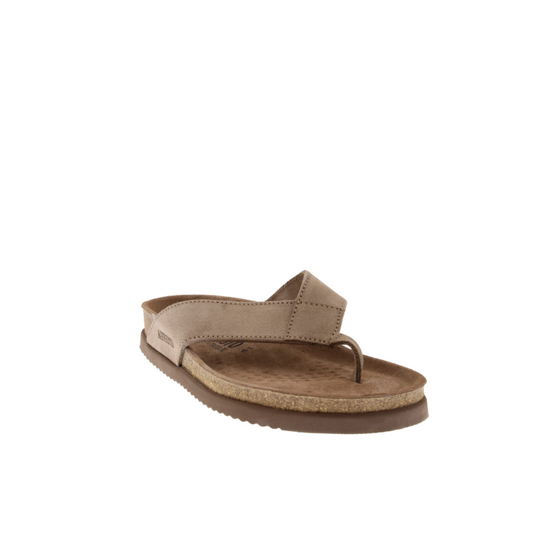 Mephisto thong slippers taupe 2
