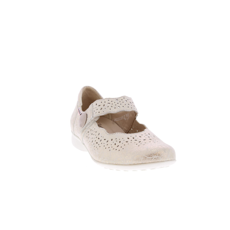 Mephisto Mobils klettverschluss-schuhe silber 2