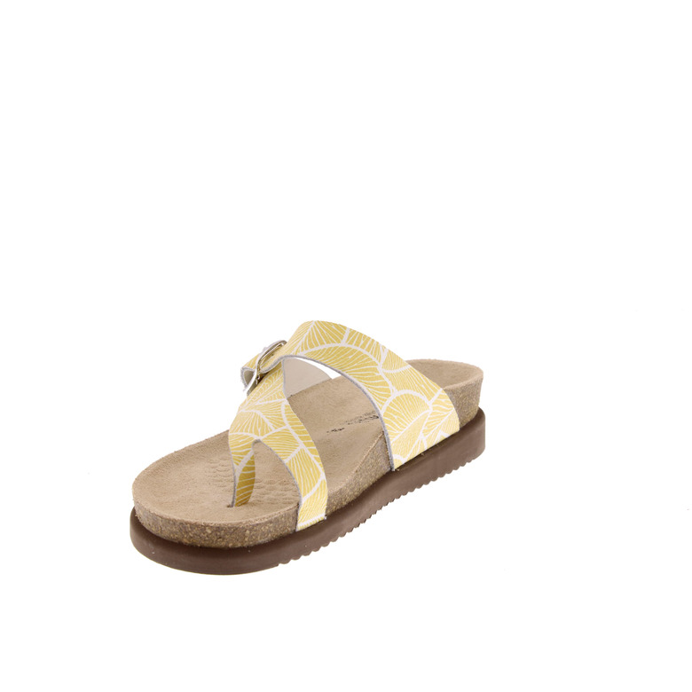 Mephisto thong slippers yellow 3