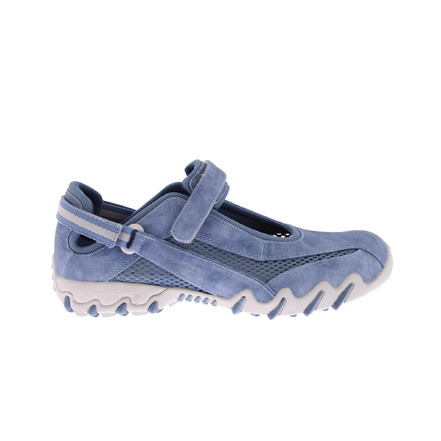 Mephisto Allrounder velcro shoes blue