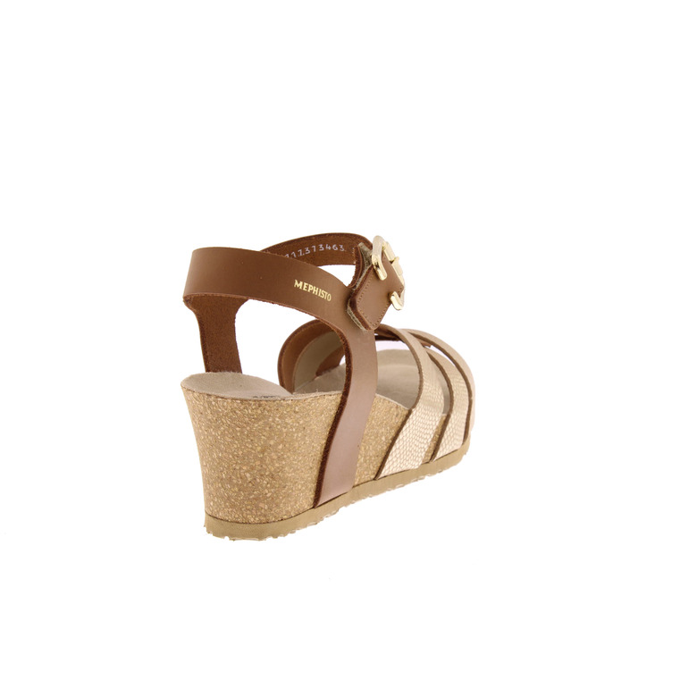 Mephisto sandalen cognac 4