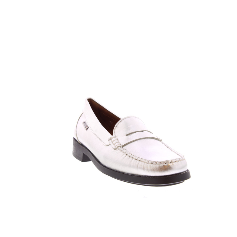 Mephisto mokassins & halbschuhe silber 2