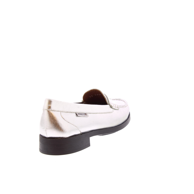 Mephisto mokassins & halbschuhe silber 4