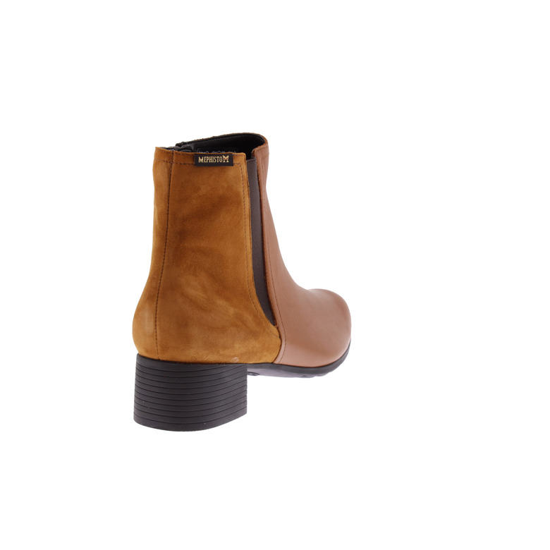 Mephisto enkellaarsjes cognac 4