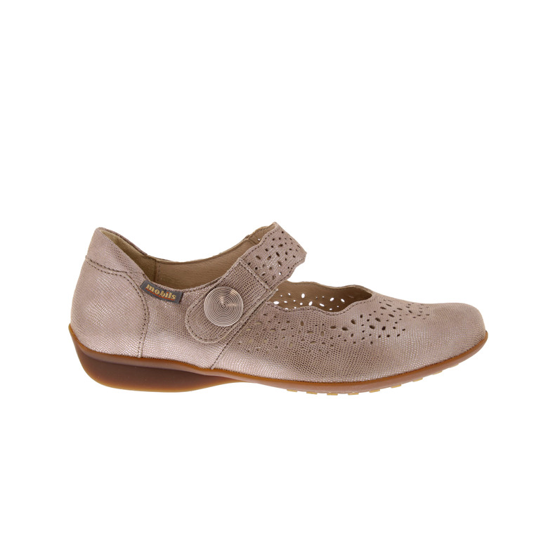 Mephisto Mobils chaussures à velcro taupe