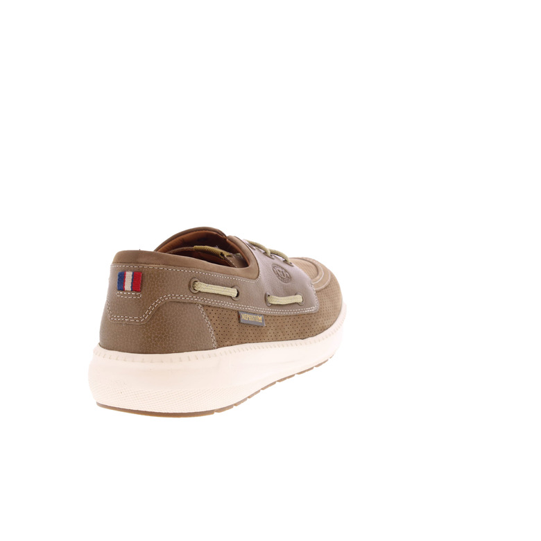 Mephisto boat shoes taupe 4