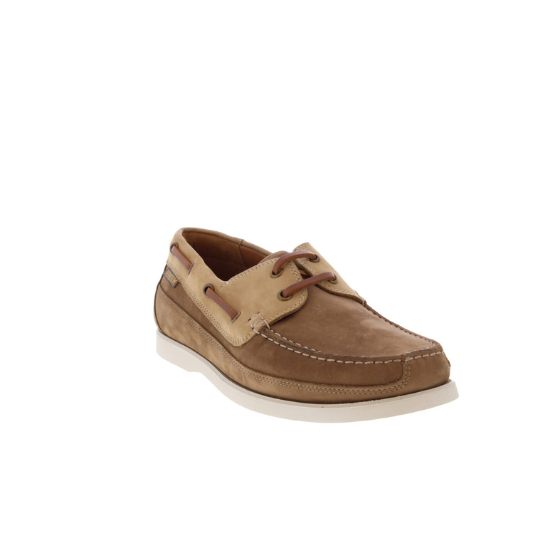 Mephisto boat shoes taupe 2