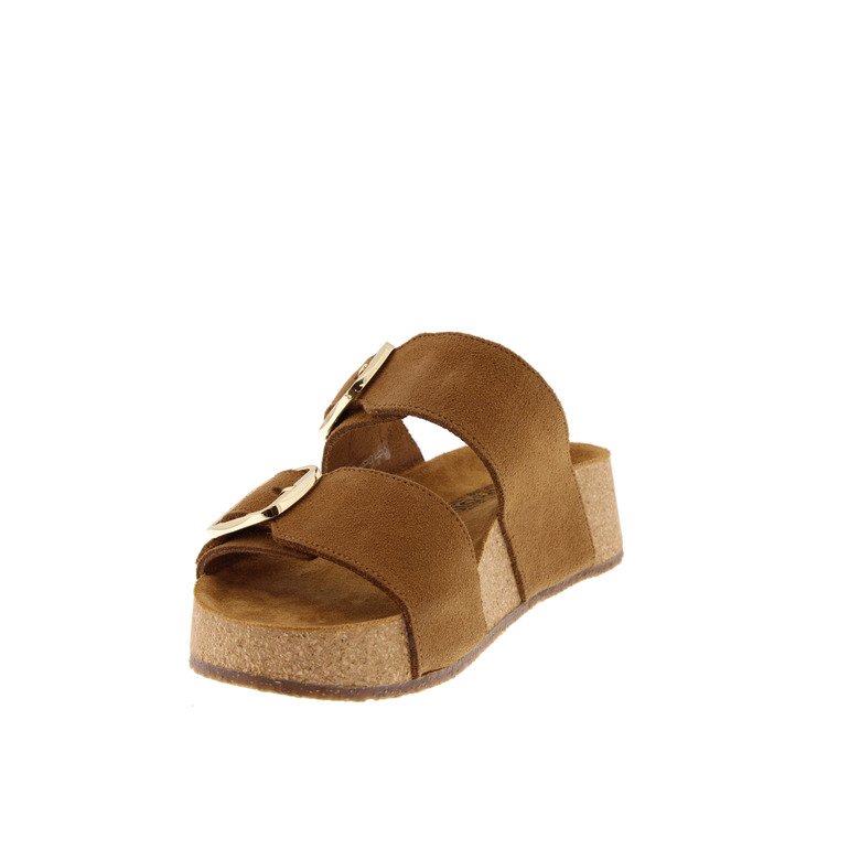 Mephisto slippers cognac 3