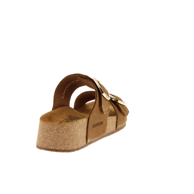 Mephisto slippers cognac 4