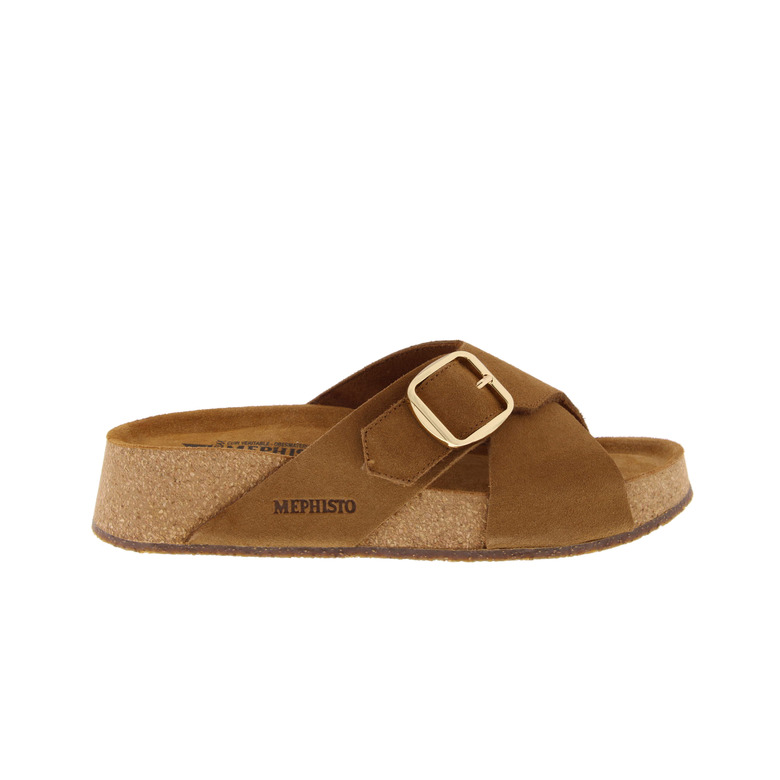 Mephisto slippers cognac 1