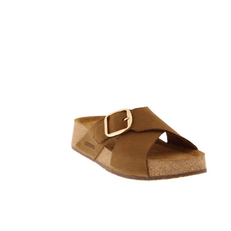 Mephisto slippers cognac 2